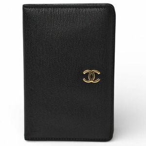 CHANEL Card Case Address Book Cover Coco Mark